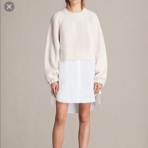 ALL SAINTS Sura Chunky Sweater Dress Jumper